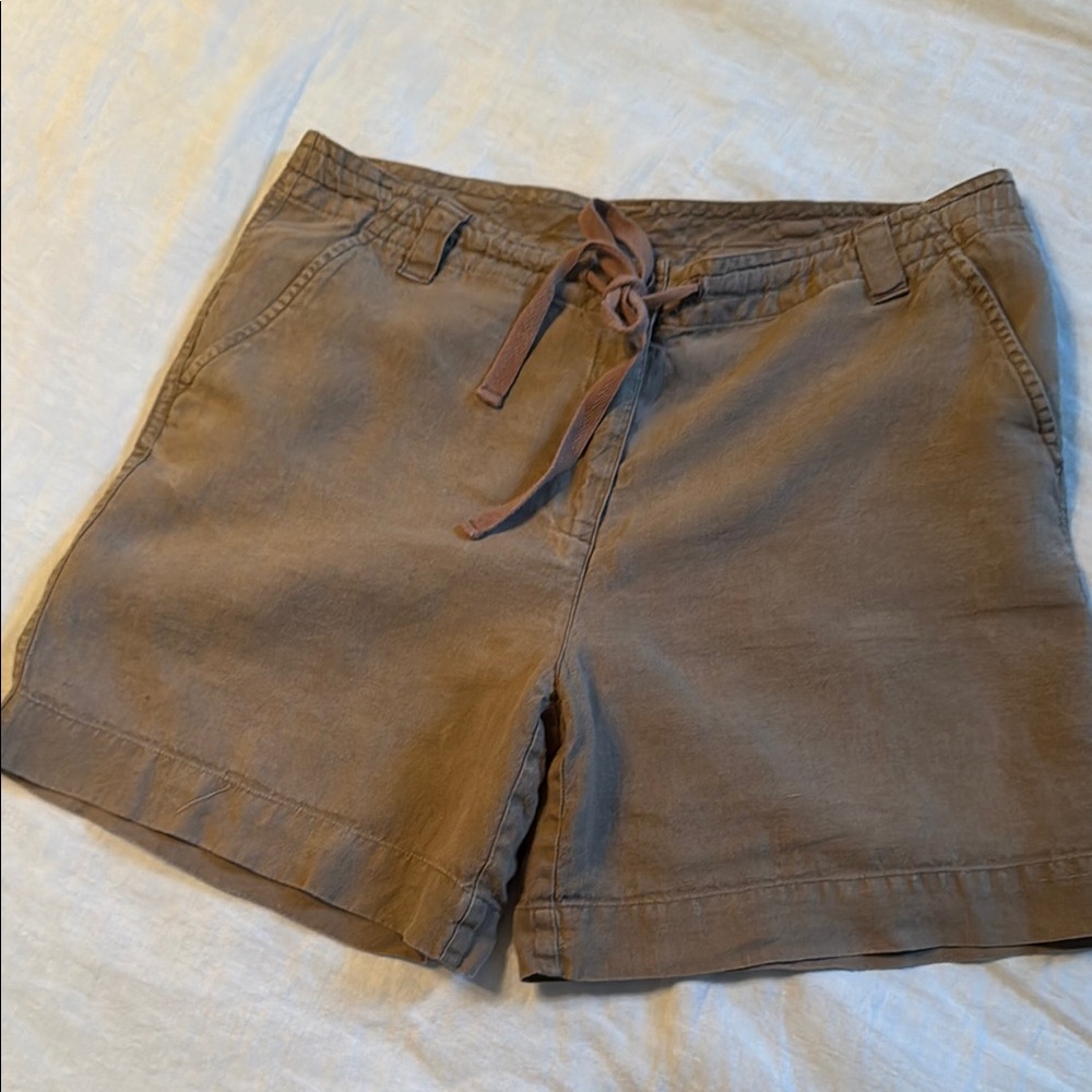 Talbots Tan Linen Women's Shorts